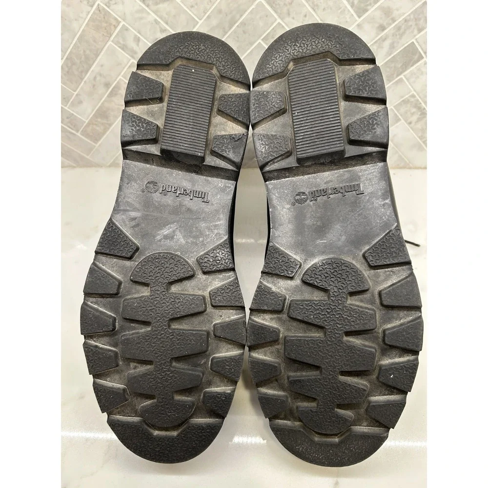 Timberland Premium 6 Inch Waterproof Boots Men's 10.5‎ Black Leather Lace Up
